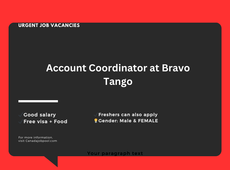 Account Coordinator at Bravo Tango