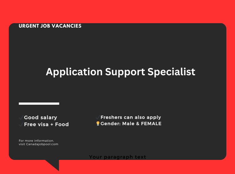 Application Support Specialist