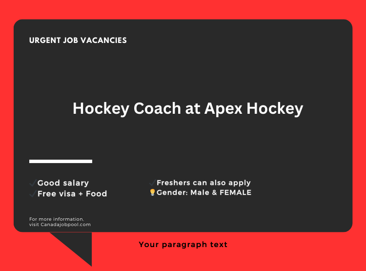 Hockey Coach at Apex Hockey