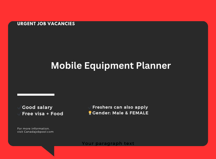 Mobile Equipment Planner