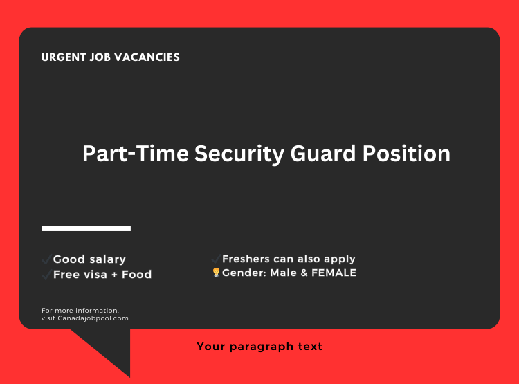 Part-Time Security Guard Position