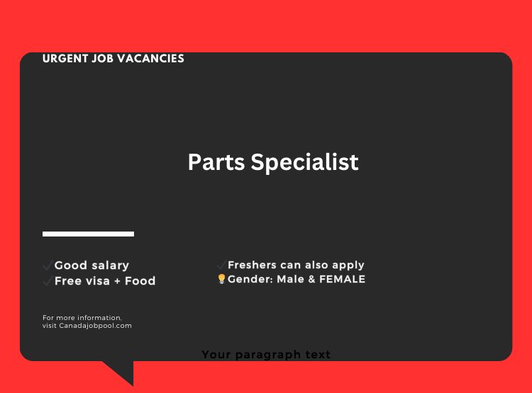 Parts Specialist