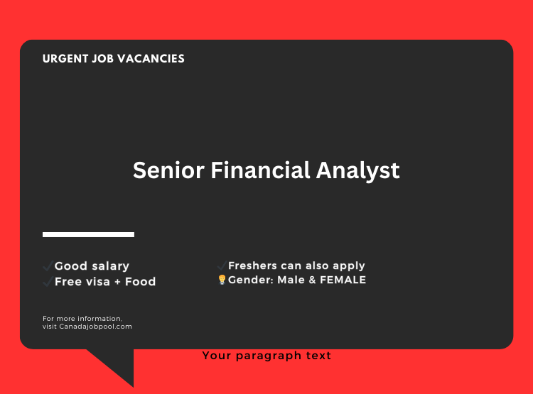 Senior Financial Analyst