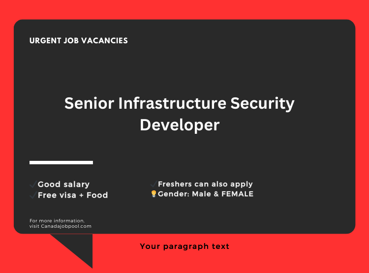 Senior Infrastructure Security Developer