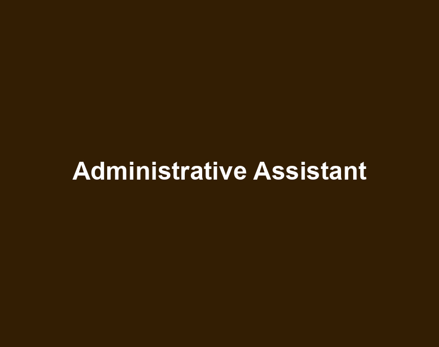 Administrative Assistant