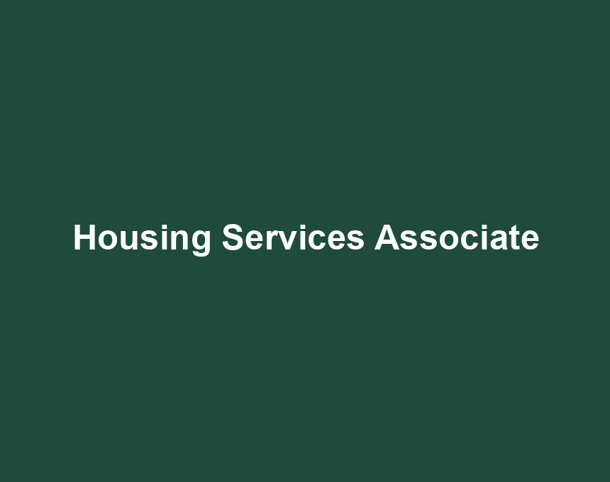 Housing Services Associate