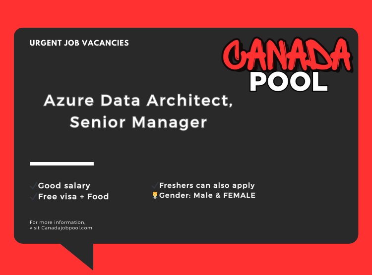 Azure Data Architect, Senior Manager