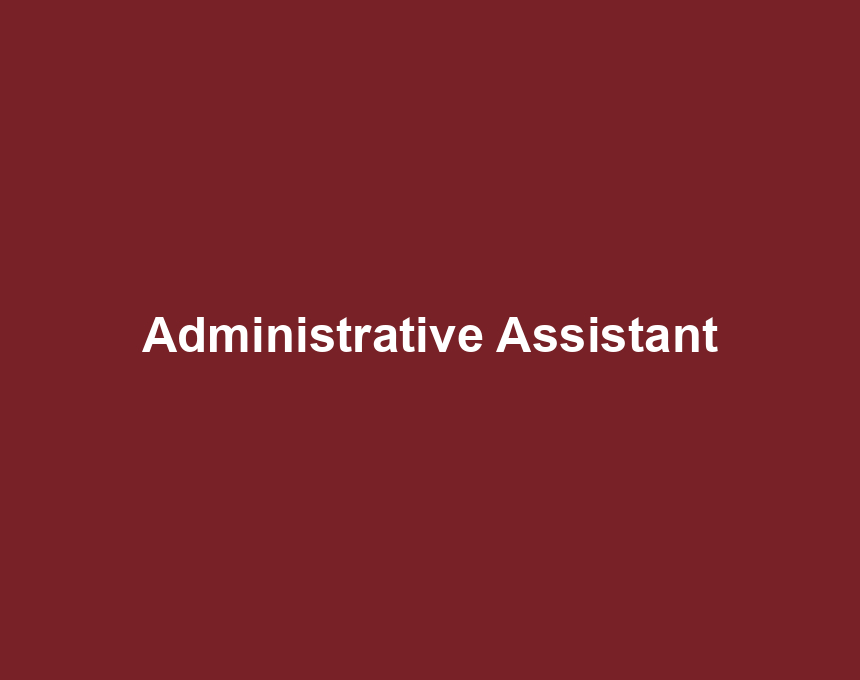 Administrative Assistant